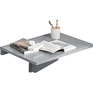 SoBuy Tavolo Pieghevole a Muro,Scrivanie, Tavolo per Computer,Tavolo da Cucina,Senza Sedia, Griogio, FWT03-HG
