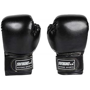 AZURAOKEY Guantoni da boxe per bambini, guanti da boxe in pelle PU, guanti da Muay Thai da competizione, guanti professionali traspiranti per bambini, per sacco da boxe, kickboxing, muay thai, MMA