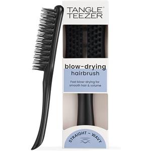Tangle Teezer Easy Dry & Go Vented Hairbrush - Spazzola ventilata capelli fini e medi per asciugatura veloce - Senza danni, per capelli voluminosi, morbidi e lucenti - Nero Corvino