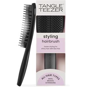 Tangle Teezer The Ultimate Styler - Spazzola per parrucche, extension, tessiture e clip-in - Per volume, texture, lucentezza e per districare i ricci - Nero Corvino