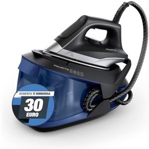 Rowenta VR8315 Powersteam Ferro da Stiro a Vapore con Caldaia Silenziosa, Pressione Fino a 6.2 Bar, 2400 W, 1.7 Litri, con Piastra in Acciaio Inox, Modalità Eco