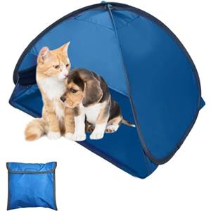 CHONGQILAO Blu Mini Tenda da Spiaggia Pop Up, Taglia M Tendas per Testa, Portatile Tenda Parasole Spiaggia Mini Tendas da Campeggio, Mini Tenda Spiaggia per Campeggio, Picnic, Spiaggia
