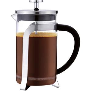 ILSA Caffettiera Infusiera in Vetro Borosilicato 600 ml con Pressofiltro in Acciaio Inox