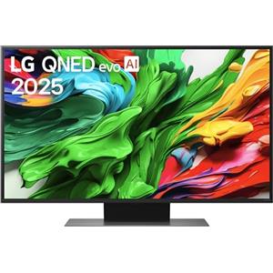 LG QNED evo AI QNED86 43 pollici, Smart TV 4K, Processore α7 Gen8, Dynamic QNED Color, Local Dimming, webOS con AI e telecomando puntatore AI, Gaming con VRR 4K@60Hz, 43QNED86A6C 2025