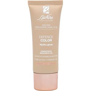 Bionike Defence Color - Fondotinta Hydra Glow Idratante 24h, con Acido Ialuronico e SPF 15, per Pelli Normali e Secche, Azione Antiossidante e Protettiva, Dona una Pelle Luminosa e Sana, 30 ml