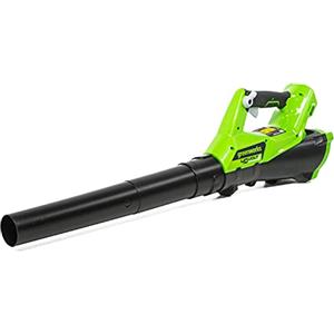 Greenworks 40V Soffiatore Foglie Assiale a Batteria con Modalità Cruise, 177km/h, 11,05m³/min, SENZA Batteria e Caricabatterie, Garanzia 3 Anni G40AB