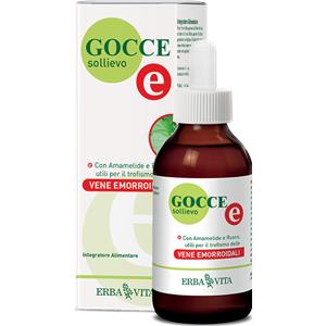 Erba Vita Gocce E - Integratore Alimentare per il Benessere delle Vene Emorroidali e Circolazione, 50 ml