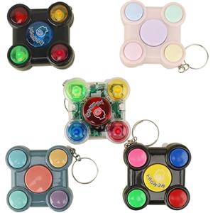 Gomice Gioco di memoria elettronico portatile,Gioco di memoria - Luci e suoni Giocattoli elettronici di memoria - Classici giochi da tavolo da memorizzare, divertenti quiz da tavolo