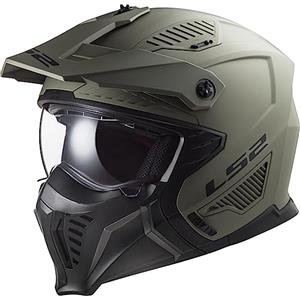 LS2, Casco jet modulari moto DRIFTER solid mat sand 2206, L