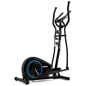 Zipro Crosstrainer Burn, Ellittico fino a 120 kg, Attrezzo cardio per la casa, Macchina da allenamento cardio, Ellittica, Cyclette, 8 livelli di resistenza
