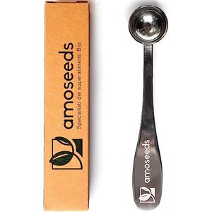 Amoseeds Cucchiaio Dosatore per tè e caffè | Dose da 1 grammo | Acciaio inox 18/10 | Qualità Superiore
