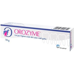 Ecuphar Italia Orozyme Gel Igiene Orale 70 g con Tubo Applicatore e Spazzolino - Protezione contro Placca e Tartaro