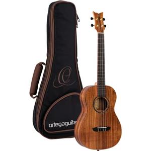 Ortega Guitars Baritone Ukulele Acustico - Timber Series - Gig Bag Inclusa - Acacia, Natural (RUACA-BA)