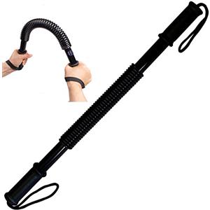 Ducomi Heavy Duty - Barra elastica flessibile con molla Power Twister, capacità molla 30,40,50,60 kg, 60 kg