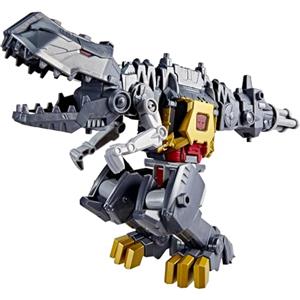 Transformers CYBERWORLD Grimlock - Action Figure Divora e Combatti, Convertibile da Robot a Dinosauro in 4 Passaggi