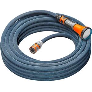 Gardena Liano Xtreme 1/2 pollici, set da 15 m: tubo da giardino in tessuto molto robusto, per rubinetti interni, con tubo interno in PVC, peso ridotto, resistente alle intemperie (18465-20)