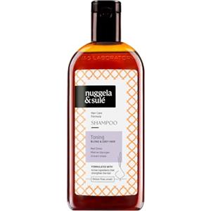 Nuggela & Sulé Shampoo Matizzante per Capelli Biondi e Grigi. Con Estratto di Cipolla Rossa e UNICERT Viola. Non Macchia. 1 x 250 ml