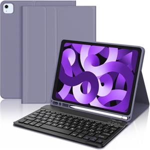 JADEMALL Custodia Tastiera per iPad Air 5/4 Generazione 2022/2020, Italiana QWERTY Tastiera Magnetica Bluetooth Staccabile con Cover per iPad Air 5a/4a Generazione 10.9