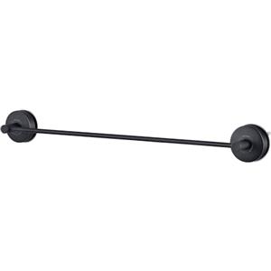 JOMOLA Porta Asciugamani Bagno Ventosa Nero 55CM, 22