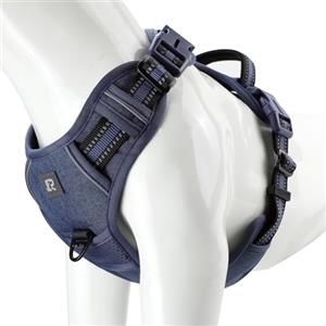 Ruoxzzsu Pettorina Cane No-pull Pettorina Cane con Manico Imbracatura Riflettente Traspirante, Robusta Pettorina Cane Taglia Piccola per Camminare, Addestrare Le Passeggiate