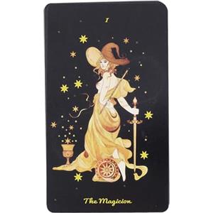 Yhsioaklo Mazzo di tarocchi per principianti, carte tarocchi per principianti,78 Carte di tarocchi a luci polari mazzo | Game di famiglia per fortunà originale con significati per principianti e
