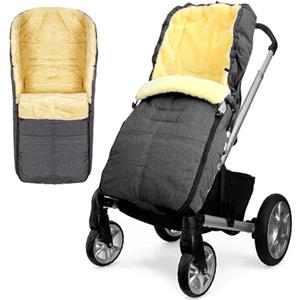 auvstar Coprigambe Passeggino Universale Baby Invernale Coprigambe per Carrozzina,Sacco Termico Invernale per Passeggino Sacco Termico per bebè Antivento Antifreddo Ispessito e Velluto Grigio