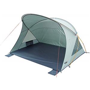 High Peak Cadiz 80, Tenda a Conchiglia da Spiaggia Pop up Unisex - Adulto, Alluminio/Grigio Scuro, Taglia Unica