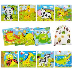 Dbuwqips 12 Pezzi Puzzle Bambini 2 Anni Puzzle 2 Anni Puzzle Legno Bambini 1 Anno Puzzle Legno Bambini 2 Anni Puzzle in Legno Puzzle Bambini 2 3 4 5 Anni Puzzle Bambini Educativi Apprendimento Gioco