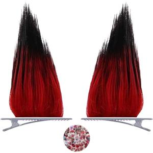 TFYU Alastor - Fermaglio per capelli Hazbi, per parrucche, accessori per capelli, 11 pezzi (orecchie)