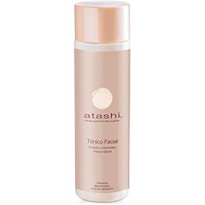 atashi Tonico Viso Fermezza E Luminosità Freschezza Glaciale, Rinfresca, Purifica, Idrata, Con Liposomi Dell'Acqua Glaciale E Acido Glicolico Liposomiale, Per Tutti I Tipi Di Pelle, 250 ml