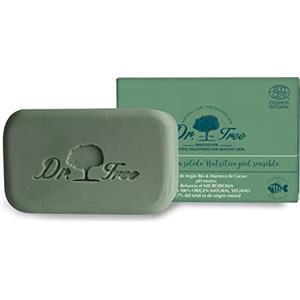 Dr. Tree | Gel Solido Nutriente | Pelle Sensibile | Rinforza il Microbioma | ECOCERT | 99,7% Ingredienti Naturali | Olio di Argan Biologico | Senza Solfati SLE, SLS, Senza Parabeni | 120 gr