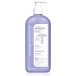 Clearé Institute | Shampoo Riparatore Anti-età | Nutre, Ripara e Ringiovanisce i Tuoi Capelli | Senza parabeni, siliconi né solfati SLES | Adatto al Metodo Curly | 96% Ingredienti Naturali | 400 ml