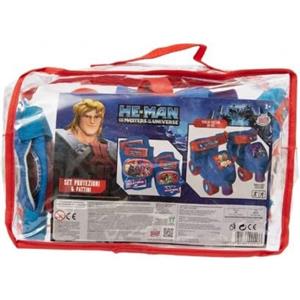 Grandi Giochi - He-Man Set Pattini con Protezioni, gomitiere e ginocchiere incluse