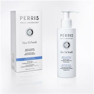 Perris Swiss Laboratory Gentle Cleanser Urban Protection 150ml - Gel Dermo-Detergente Delicato per Viso e Occhi, 99% Ingredienti Naturali