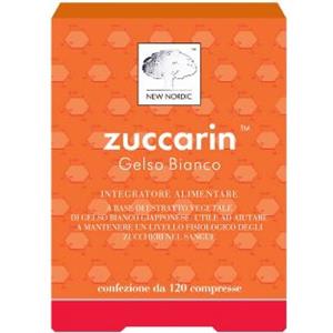 New Nordic Zuccarin - Integratore Alimentare per Metabolismo Carboidrati, 120 Compresse con Estratto di Gelso Bianco Giapponese