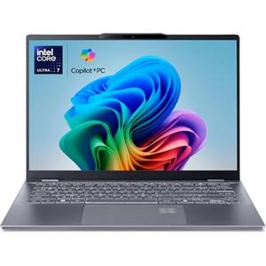 acer Swift 14 AI SF14-51-794K PC Portatile, Notebook IA, Intel Core Ultra 7 258V, RAM 32 GB DDR5, 1024 GB PCIe SSD, Display 14