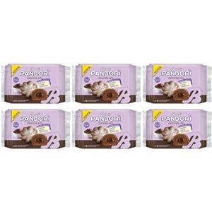 Generico Merenda Merendina per bauli pandorì Classico o al Cioccolato, 150g, Disponibile in Confezioni da 3, 6 o 12 (6 Pezzi, Cioccolato)