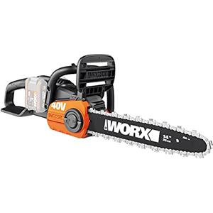 Worx WG384E.9 - Motosega a batteria, 40 V (2 x 20 V), motore Brushless, lama da 35 cm