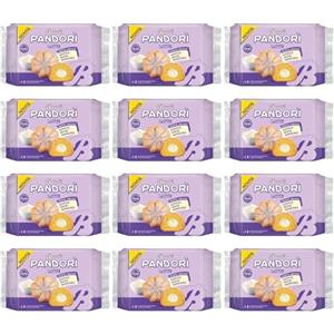Generico Merenda Merendina per bauli pandorì Crema a latte o al Cioccolato, 150g, Disponibile in Confezioni da 3, 6 o 12 (12 Pezzi, Crema a latte)