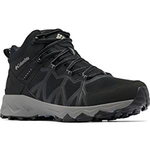 Columbia Peakfreak 2 Mid Outdry, Scarponi da trekking ed escursionismo impermeabili a vita media Uomo, Black/Titanium II 2024 , 42.5 EU