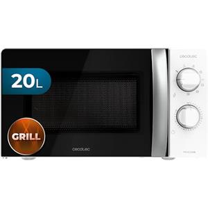 Cecotec Forno a Microonde con Grill ProClean 2110 da 20 Litri, 700W, con 6 livelli di potenza, funzione grill, tecnologia 3DWave, modalità scongelamento, timer fino a 30 minuti