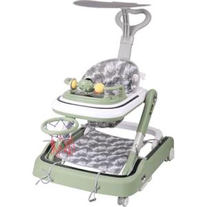 Kedia Girello per bambini, giocattolo per bambini, gioco e girello, pedaliere, altezza regolabile (65 x 58 x 90 cm)