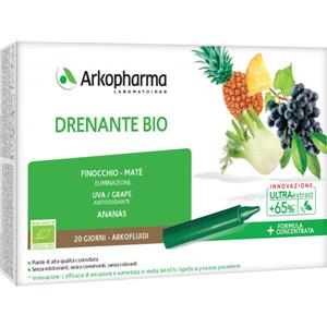 ARKOFARM Srl Arkopharma Arkofluidi Drenante Bio 20 Fiale - Integratore Alimentare Senza Glutine