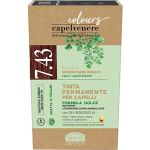 HELAN COSMESI Srl Tinta Capelli Helan Capelvenere 7,43N Biondo Rame Dorato - Colours: Nutriente e Delicata