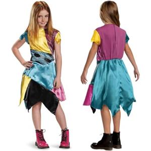 Disguise Costume Bambina Sally - Nightmare Before Christmas, Licenza Ufficiale, Vestibilità Confortevole e Design Dettagliato, Taglia S 4-6 Anni