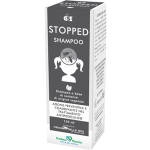 Prodeco Pharma GSE Stopped Shampoo Antipediculosi 150ml - Shampoo Vegetale per Prevenzione Pidocchi