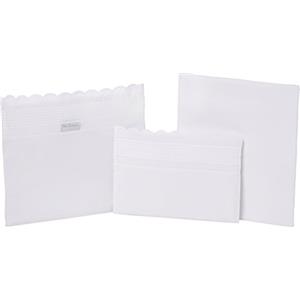 Petit Lazzari Valle - Set da 3 lenzuola per paracolpi, 60 x 120 cm, colore: bianco