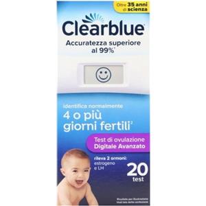 PROCTER & GAMBLE SRL TEST DI OVULAZIONE CLEARBLUE AVANZATO 20 PEZZI