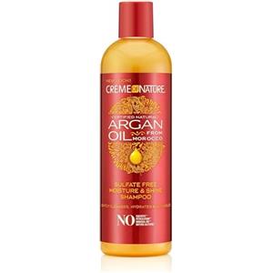 Creme of Nature Argan Oil Sulfate-Free Moisture & Shine Shampoo, Shampoo Senza Solfati all'Olio di Argan, 350 ml