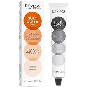 REVLON PROFESSIONAL Nutri Color Filters Maschera Colorata Capelli, Protettiva, Istantanea e Multidimensionale, Mandarino - 100 ml